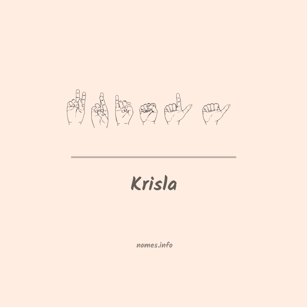 Krisla em Libras
