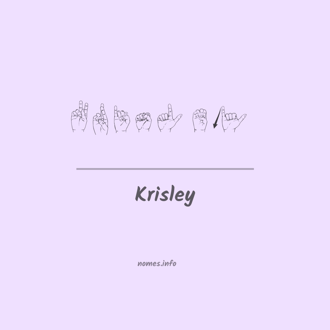 Krisley em Libras