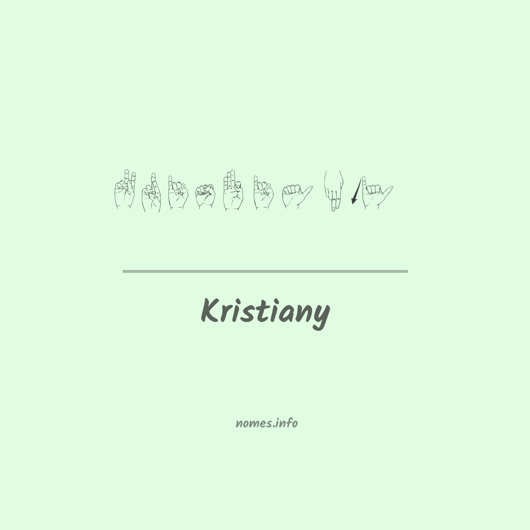 Kristiany em Libras