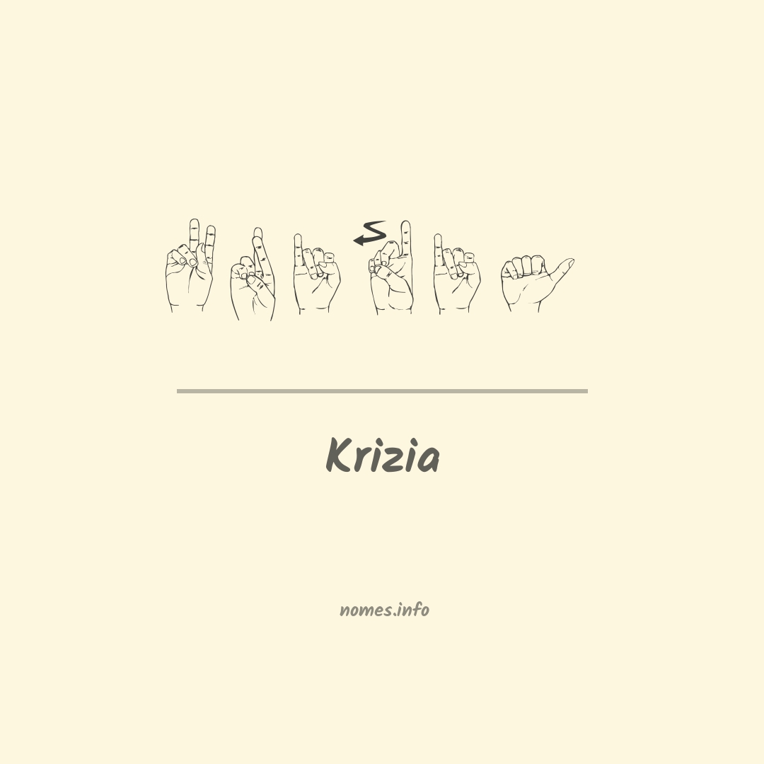 Krizia em Libras