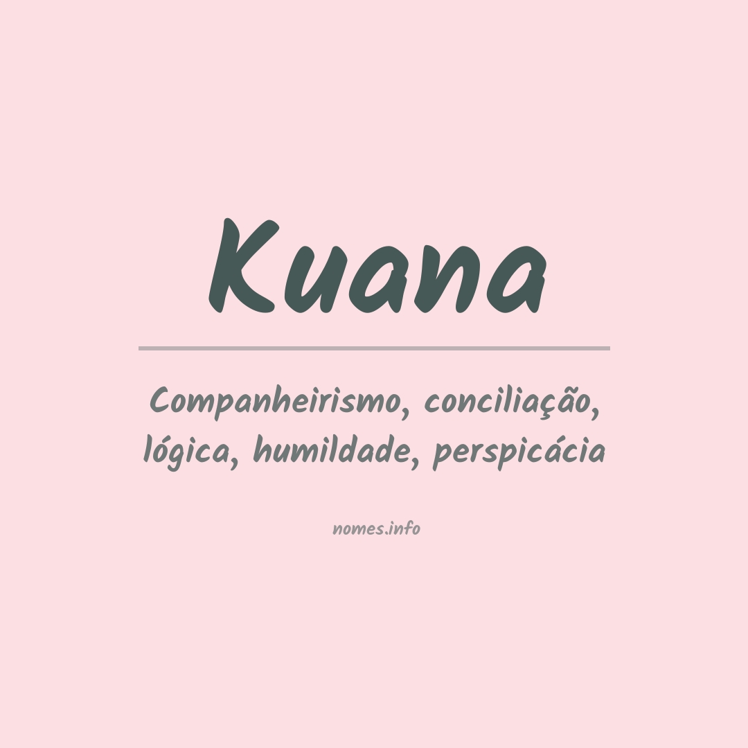 Significado do nome Kuana