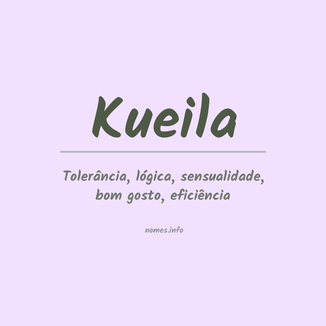 Significado do nome Kueila