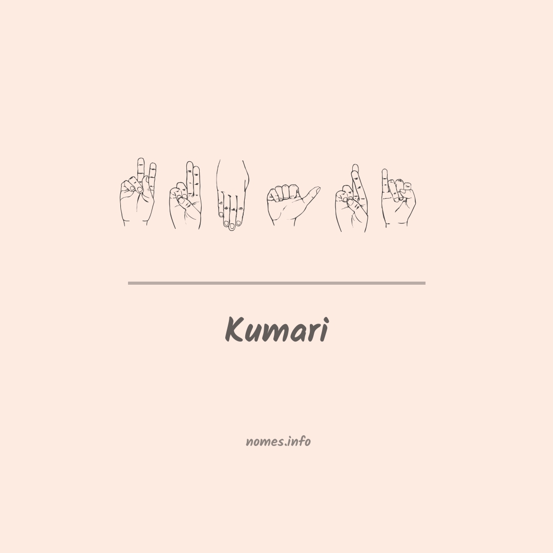 Kumari em Libras