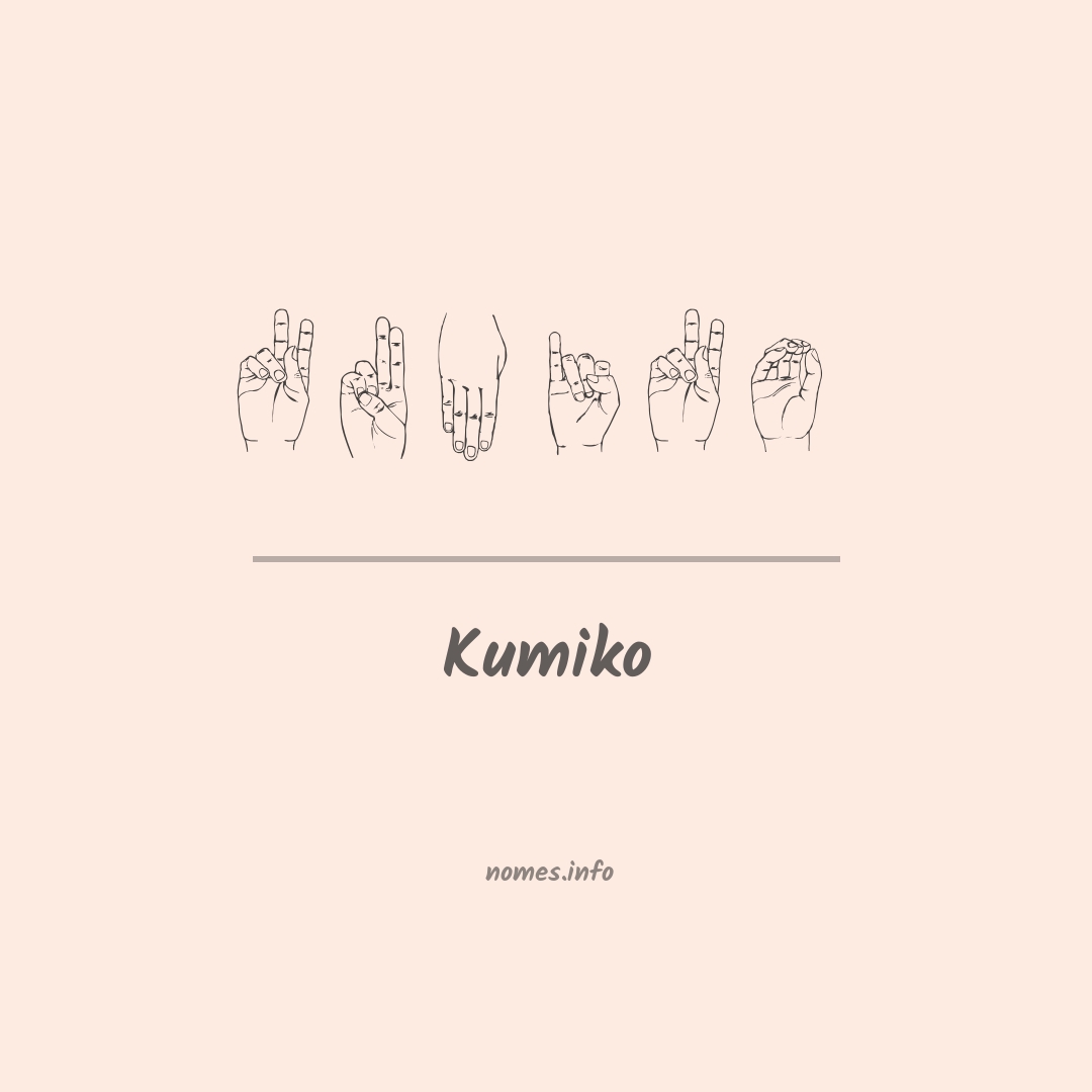 Kumiko em Libras