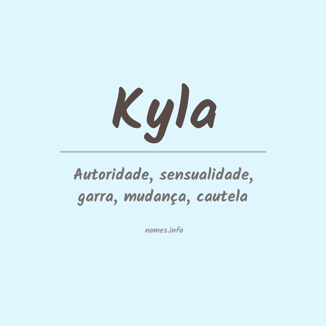 Significado do nome Kyla