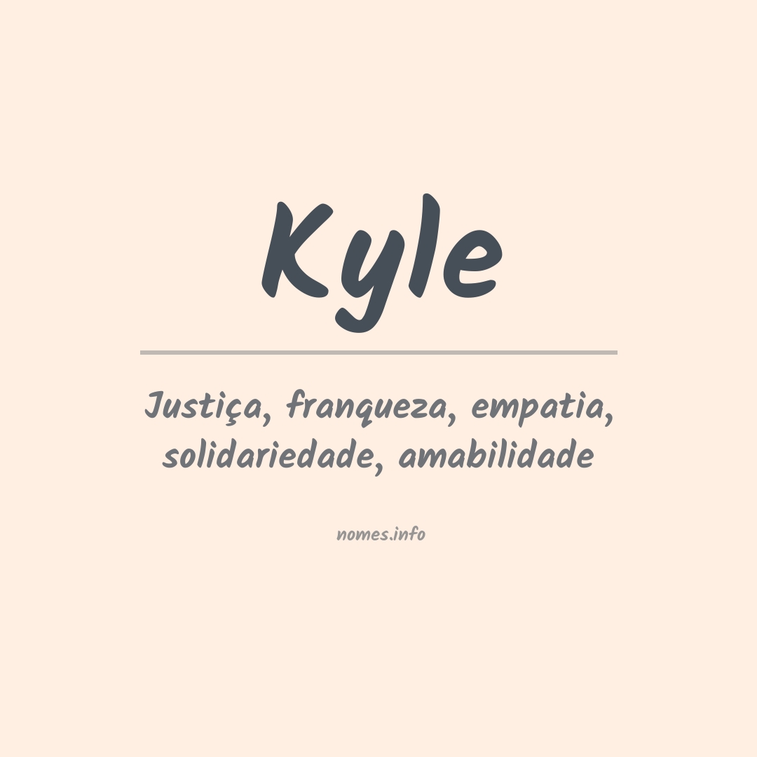 Significado do nome Kyle