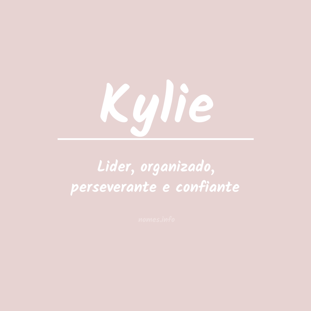Significado do nome Kylie