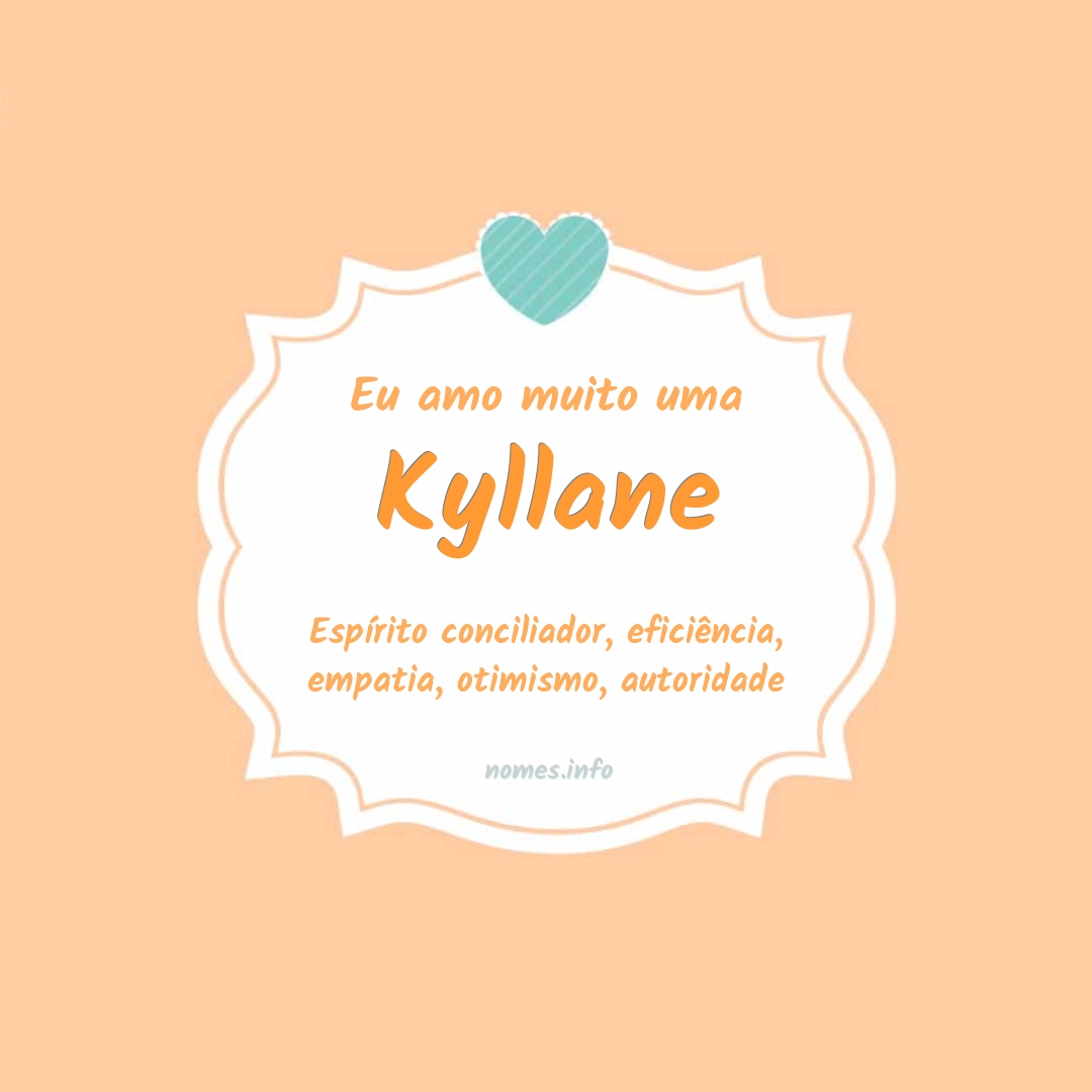 Eu amo muito Kyllane
