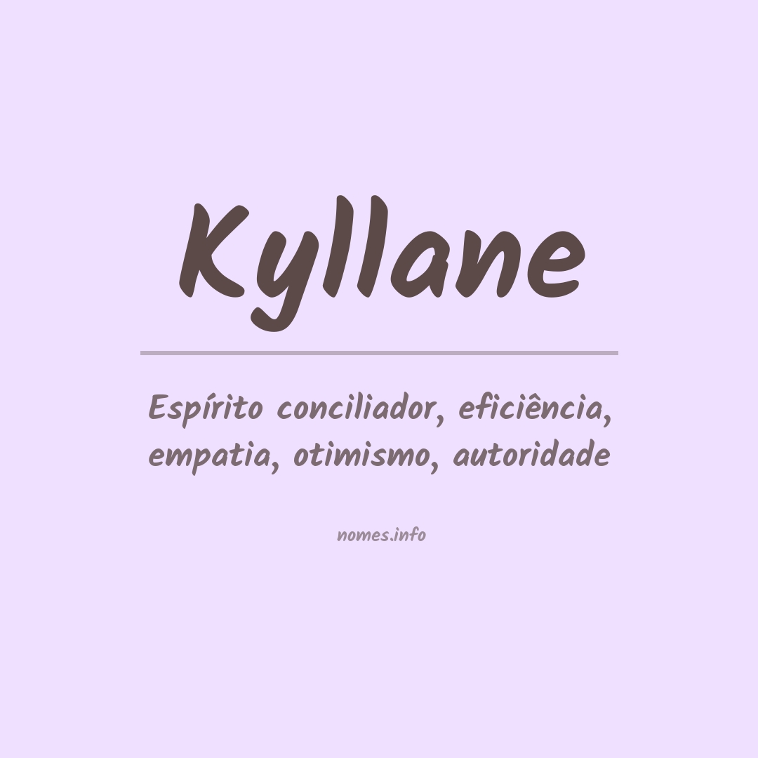 Significado do nome Kyllane