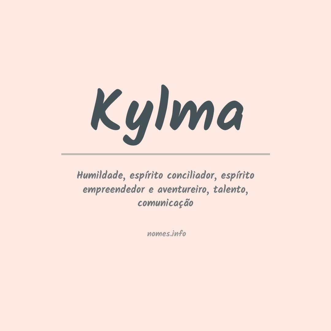 Significado do nome Kylma