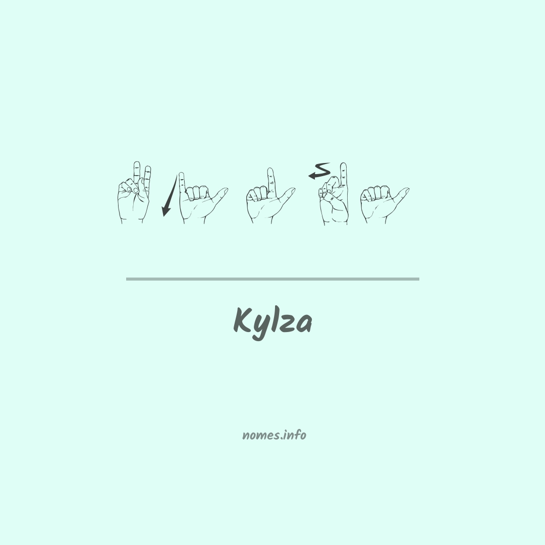Kylza em Libras