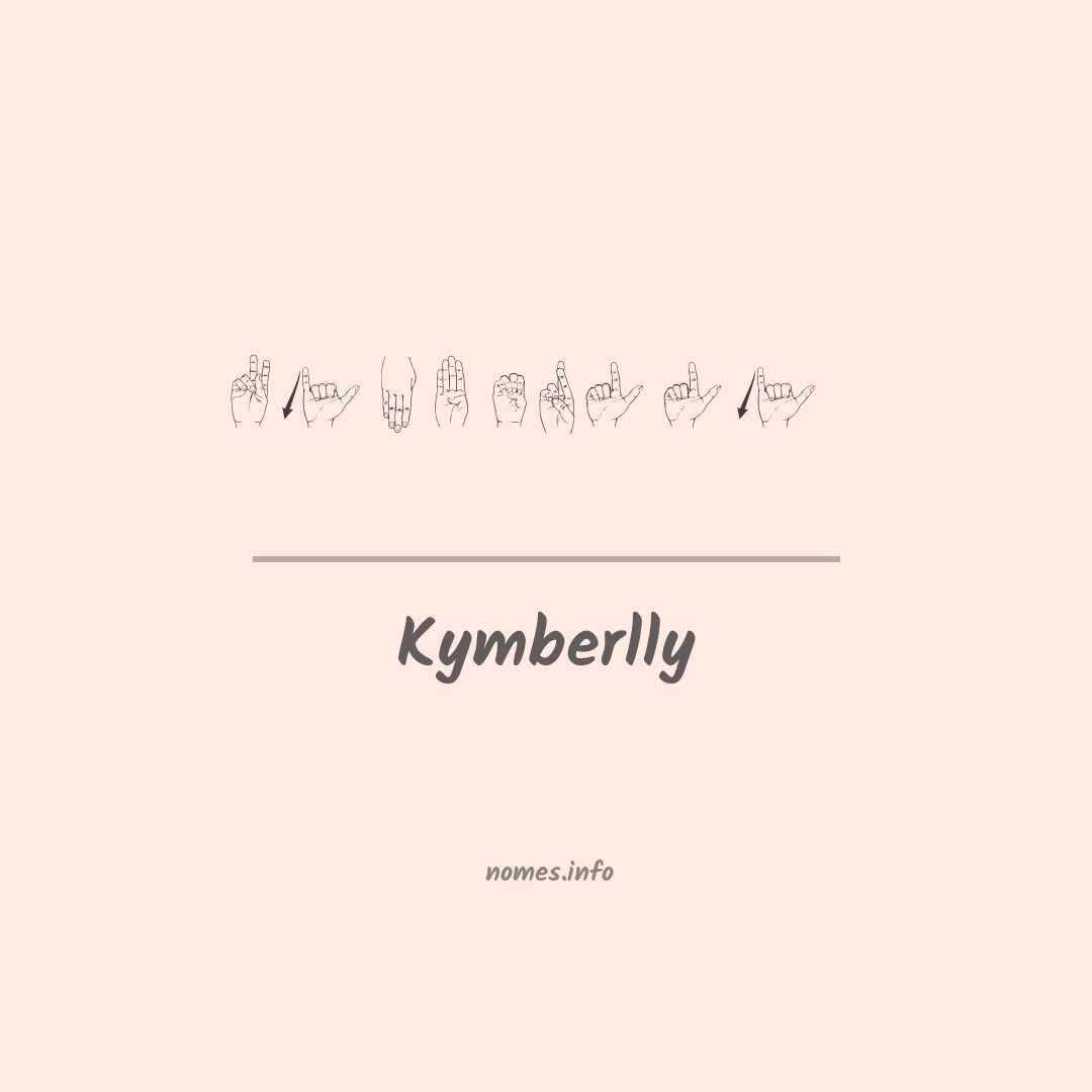 Kymberlly em Libras
