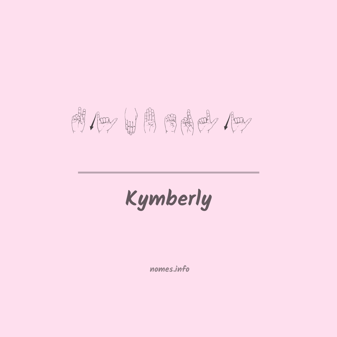 Kymberly em Libras