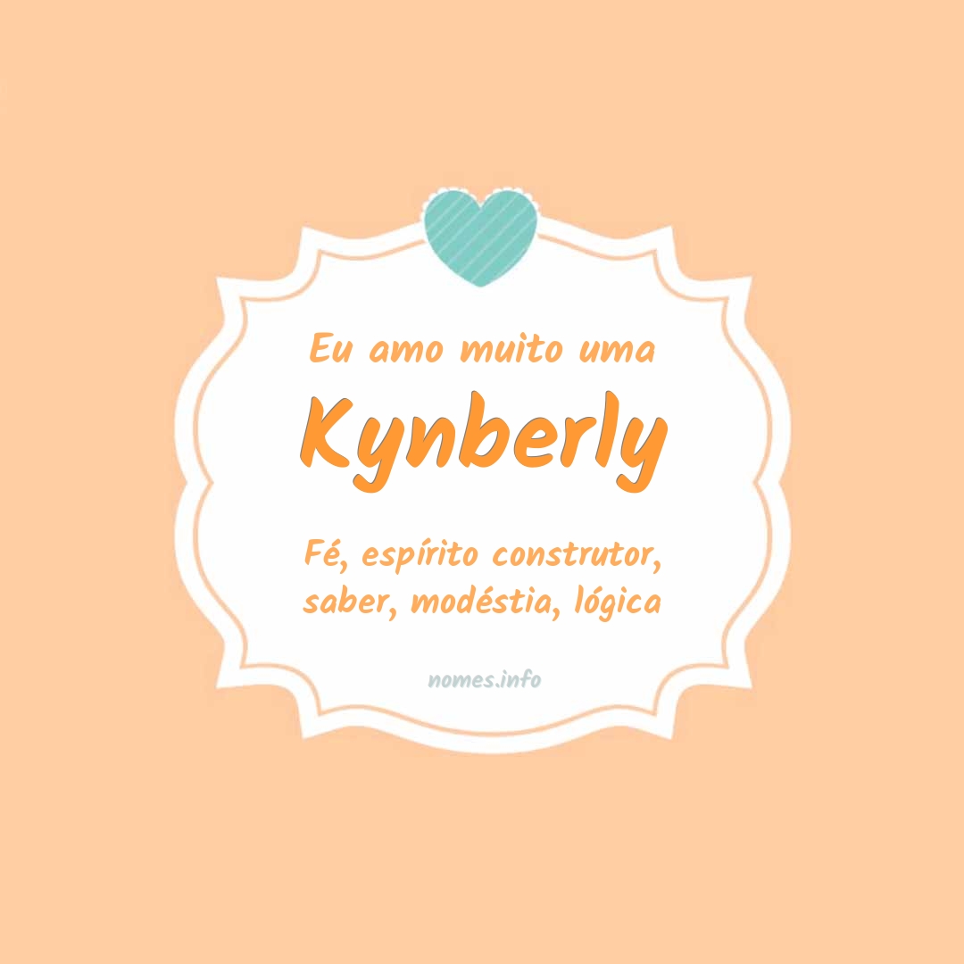 Eu amo muito Kynberly