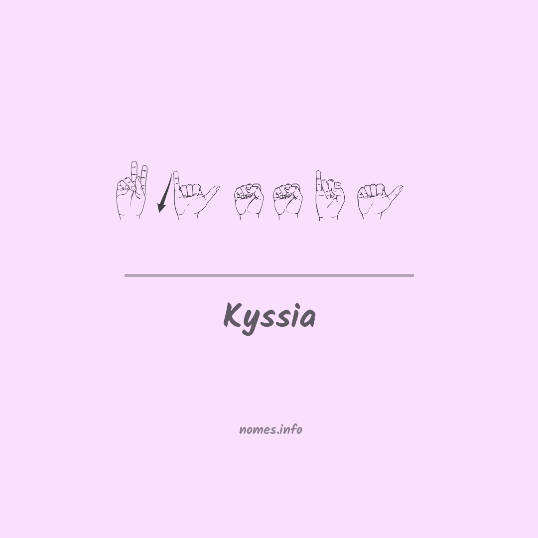 Kyssia em Libras