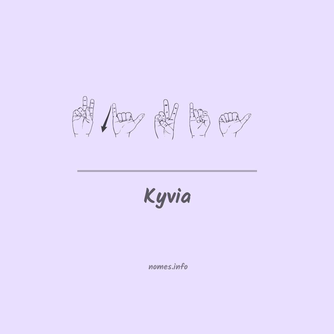 Kyvia em Libras