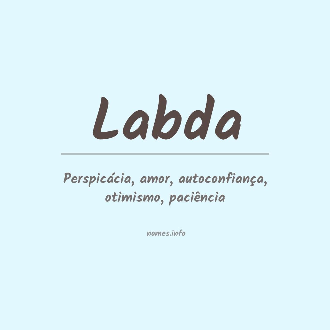 Significado do nome Labda
