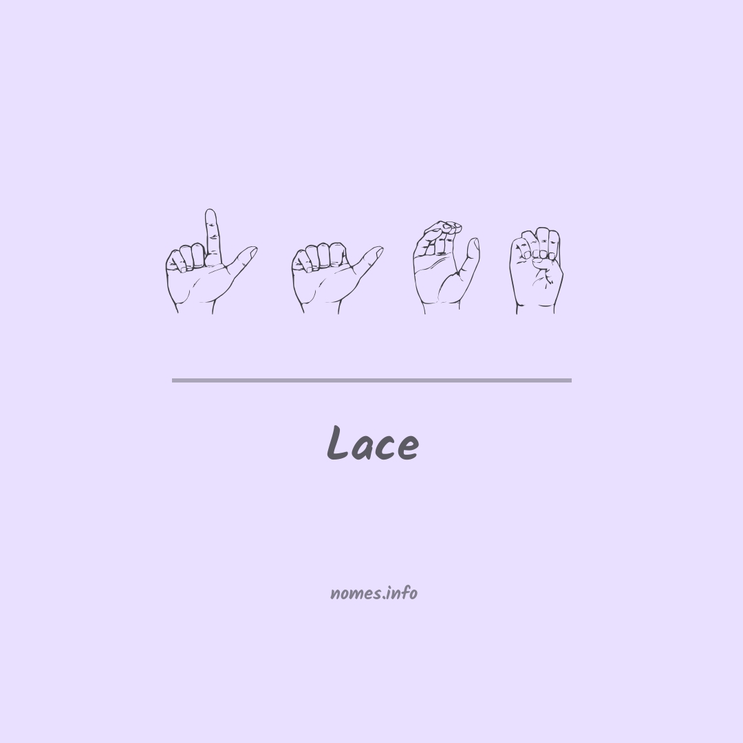 Lace em Libras