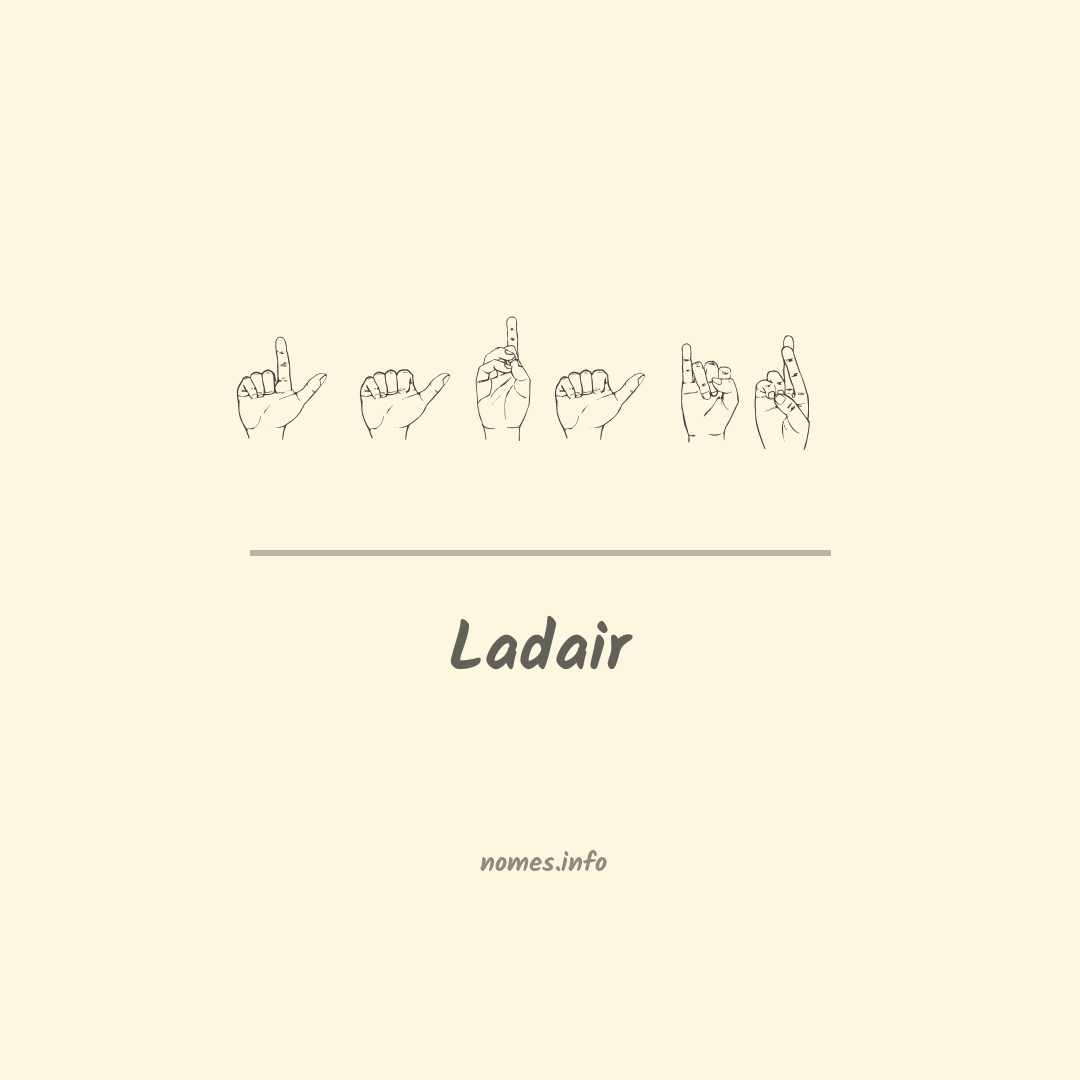Ladair em Libras