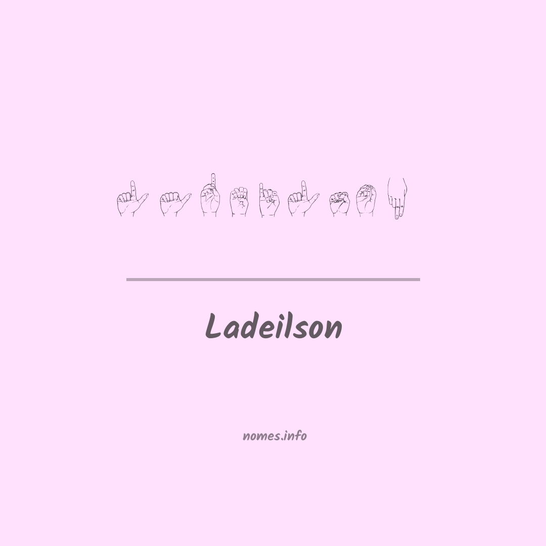 Ladeilson em Libras
