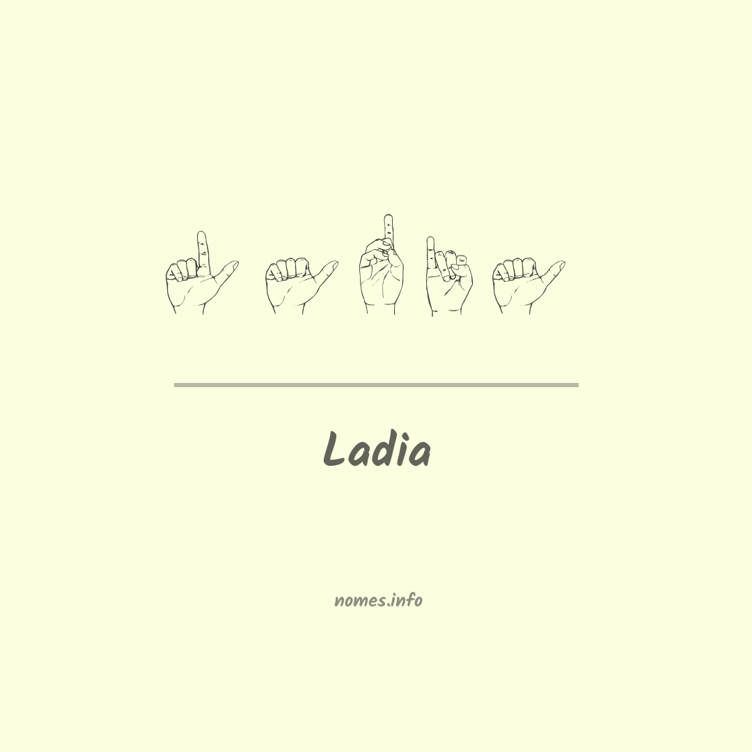 Ladia em Libras