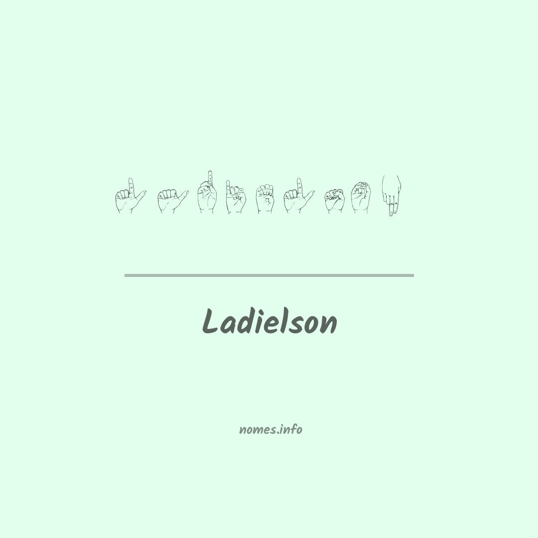 Ladielson em Libras