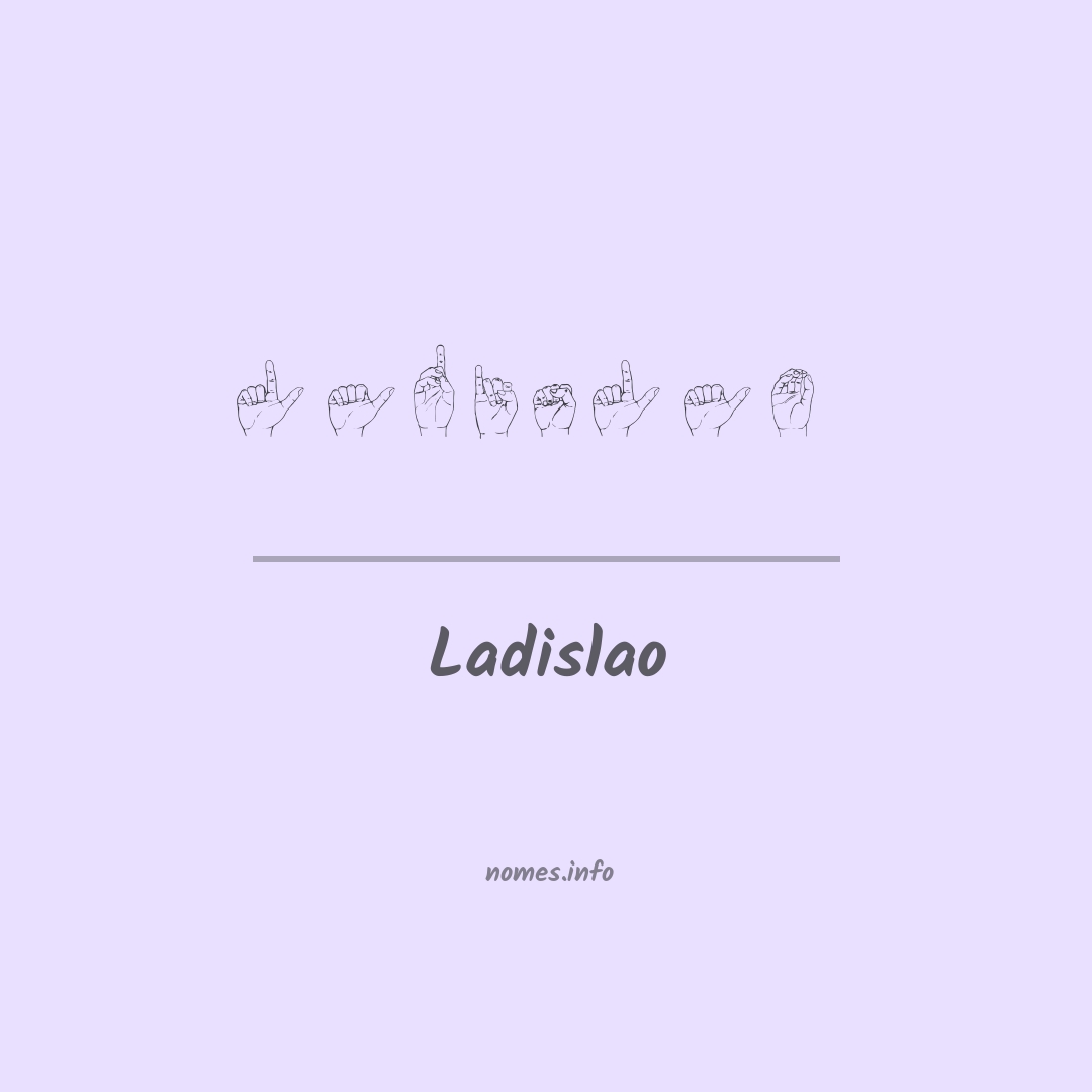Ladislao em Libras