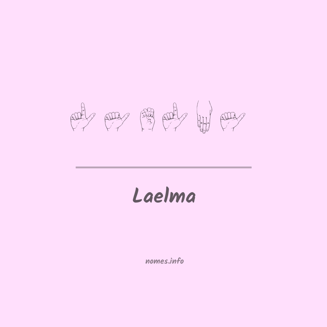 Laelma em Libras