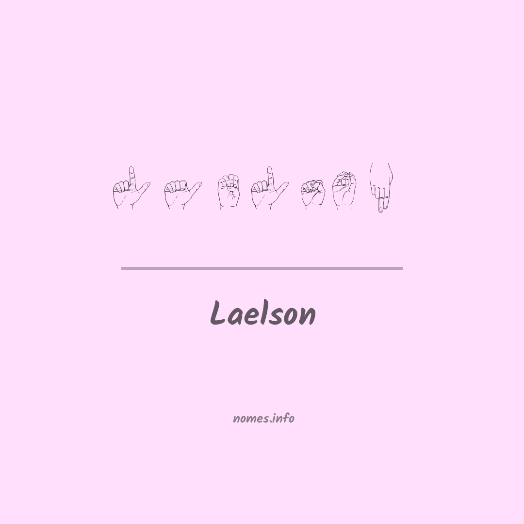 Laelson em Libras