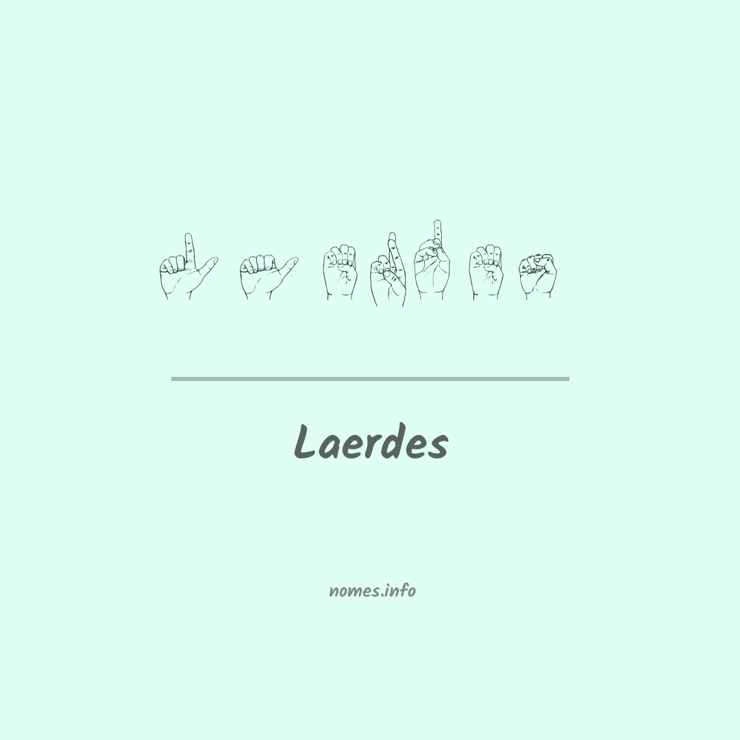 Laerdes em Libras