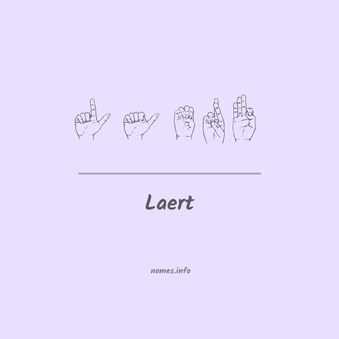 Laert em Libras