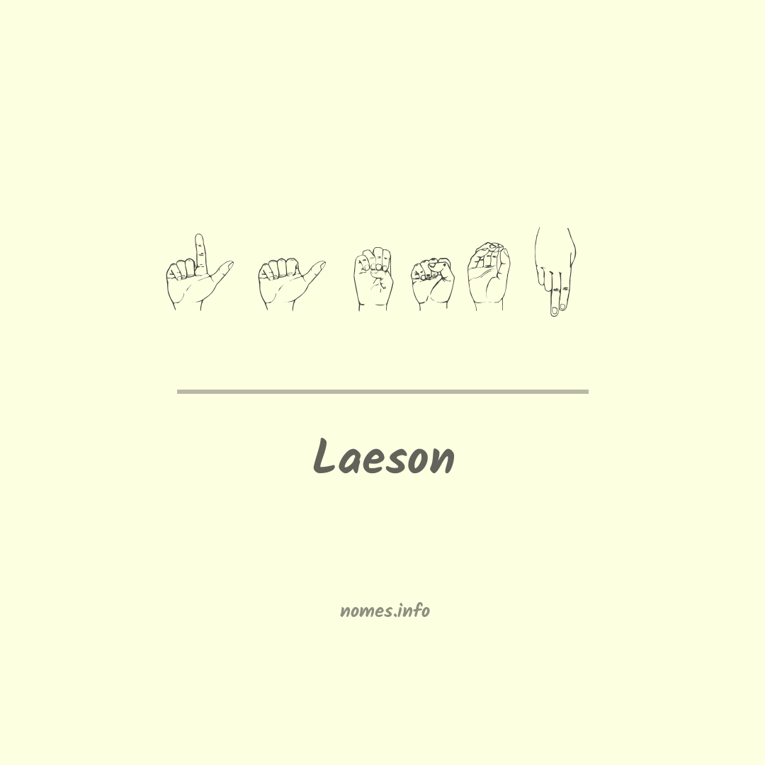 Laeson em Libras