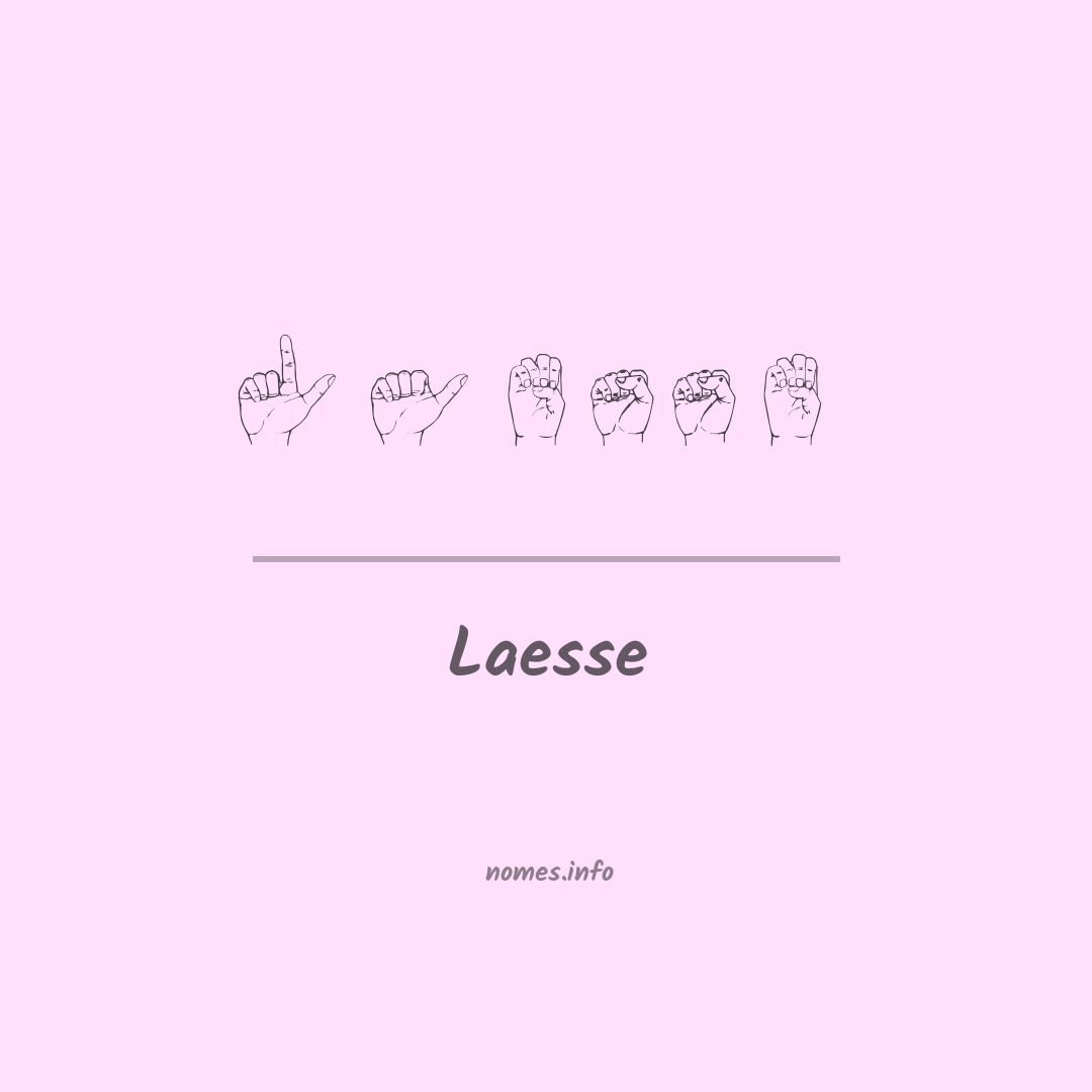 Laesse em Libras