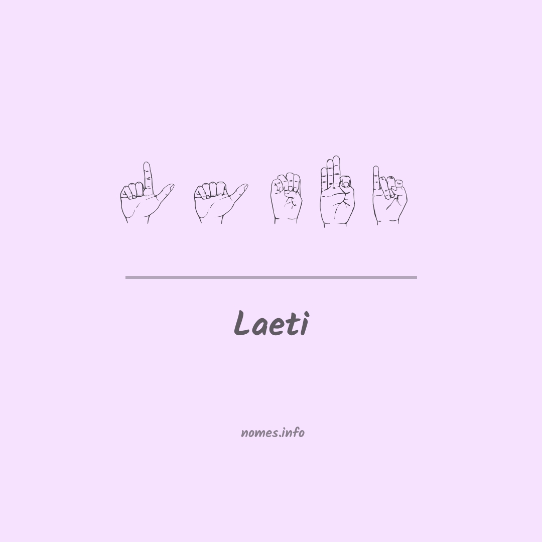 Laeti em Libras