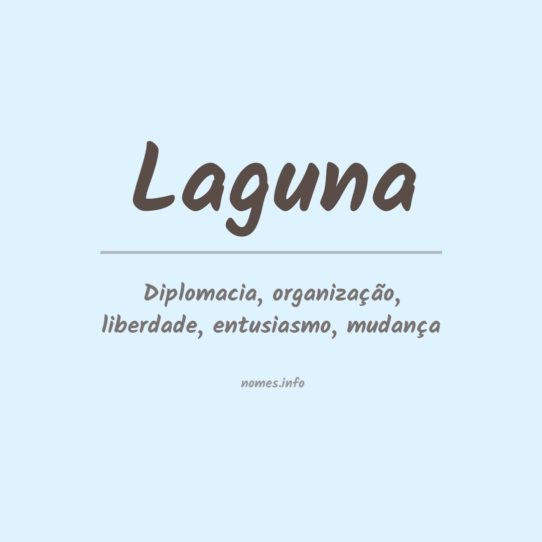 Significado do nome Laguna