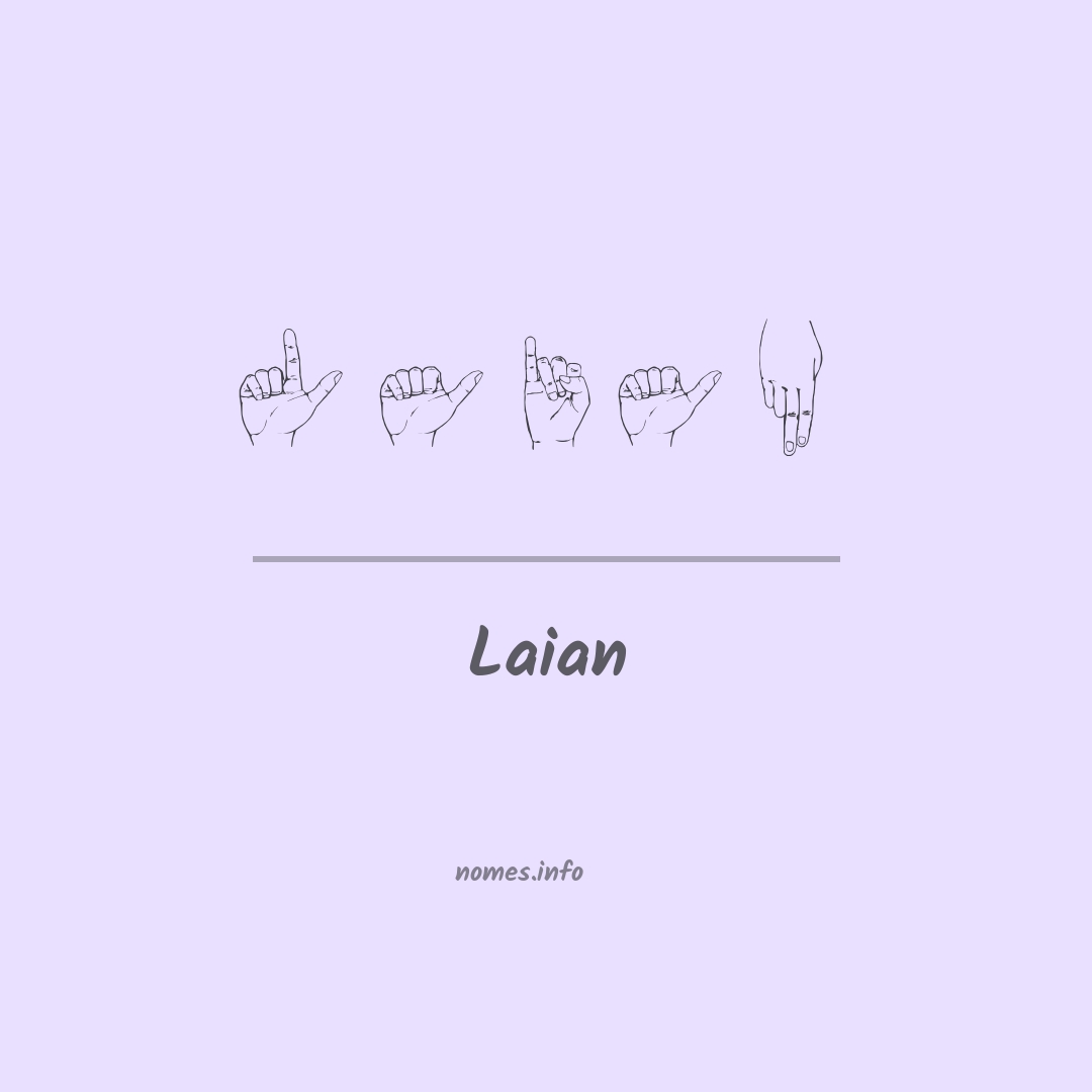 Laian em Libras