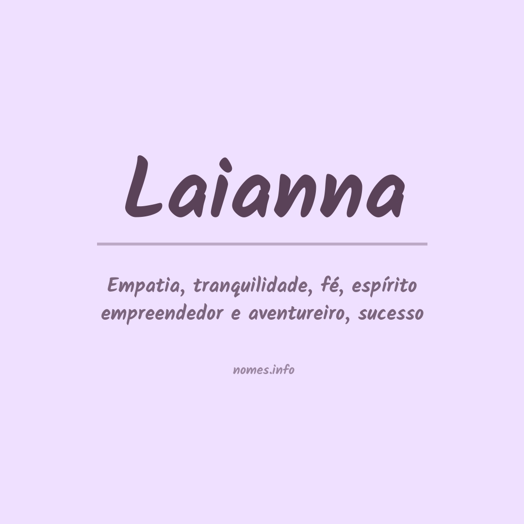 Significado do nome Laianna