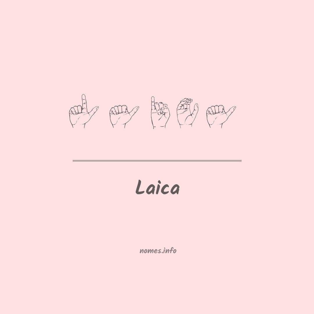 Laica em Libras