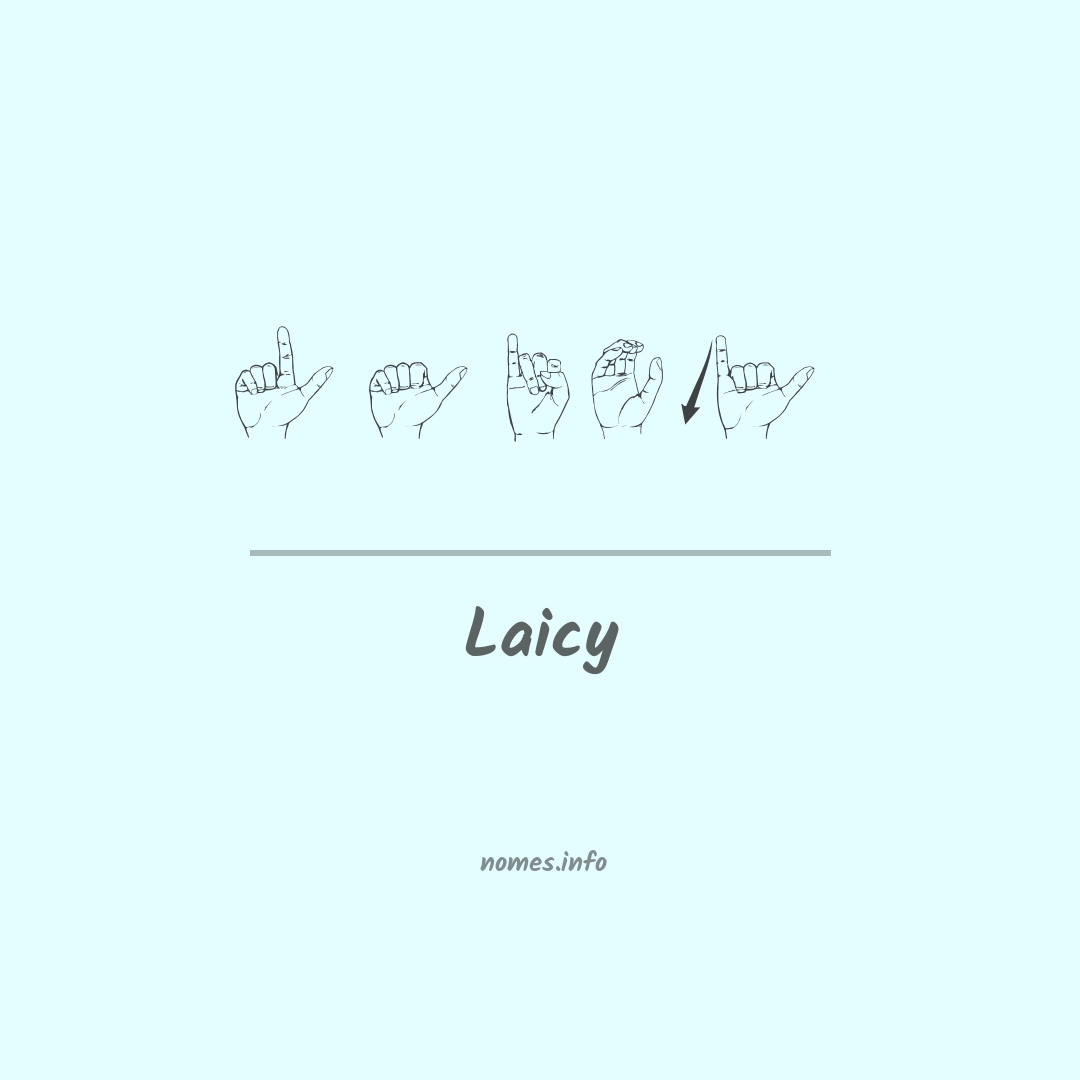 Laicy em Libras