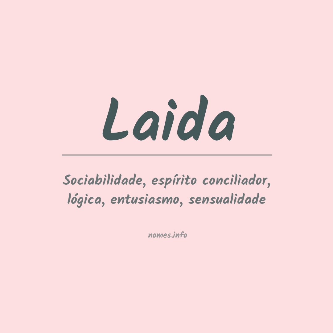 Significado do nome Laida