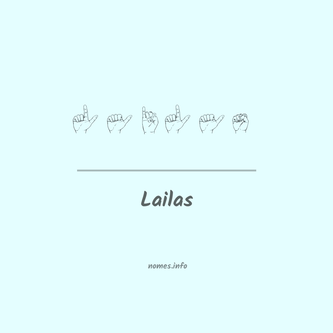 Lailas em Libras