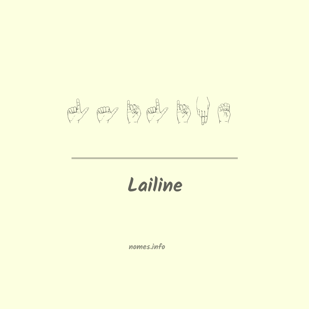 Lailine em Libras
