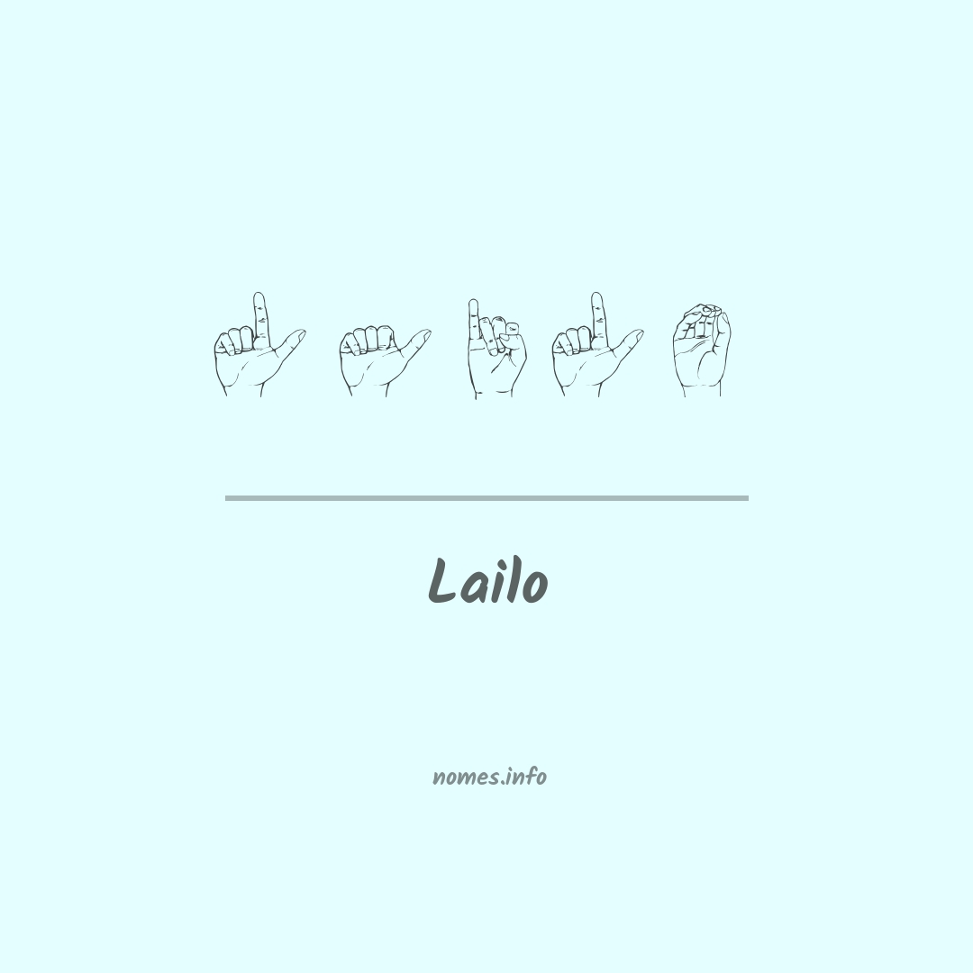 Lailo em Libras Lailo em Libras