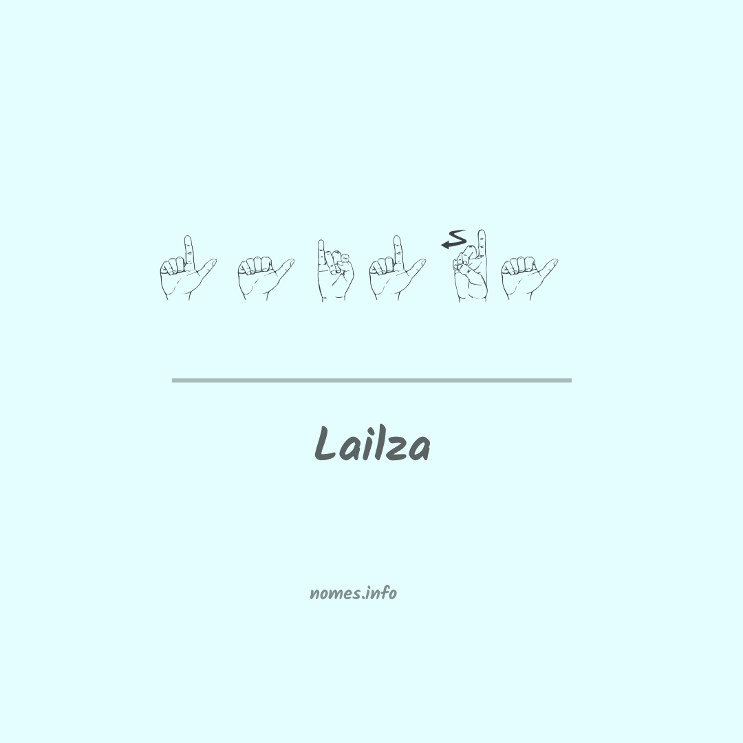 Lailza em Libras