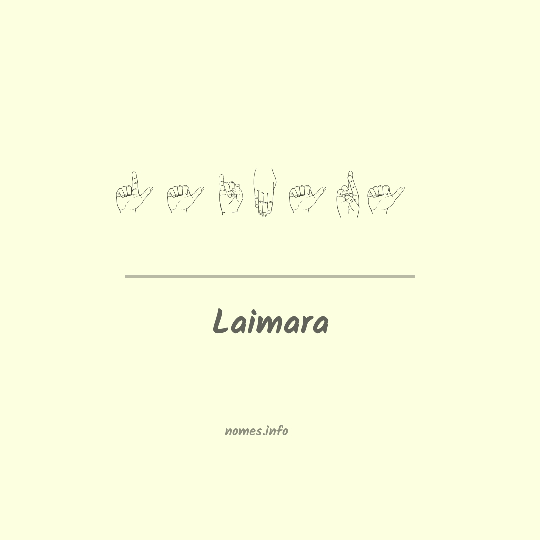 Laimara em Libras