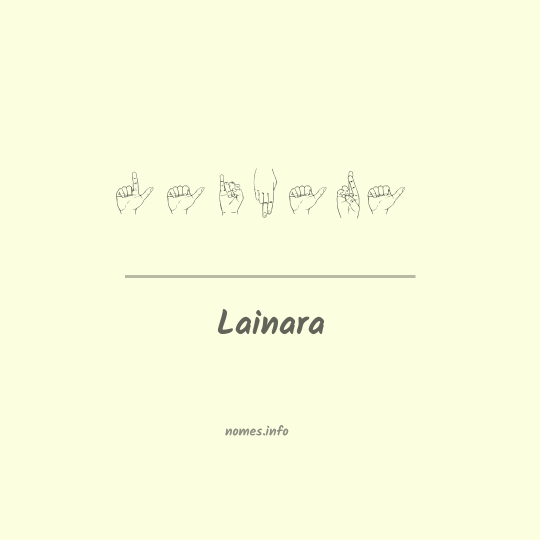 Lainara em Libras
