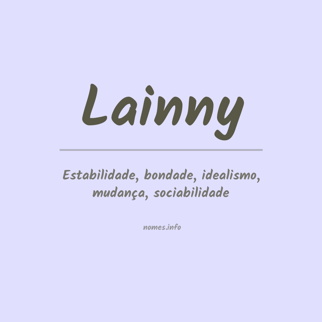 Significado do nome Lainny