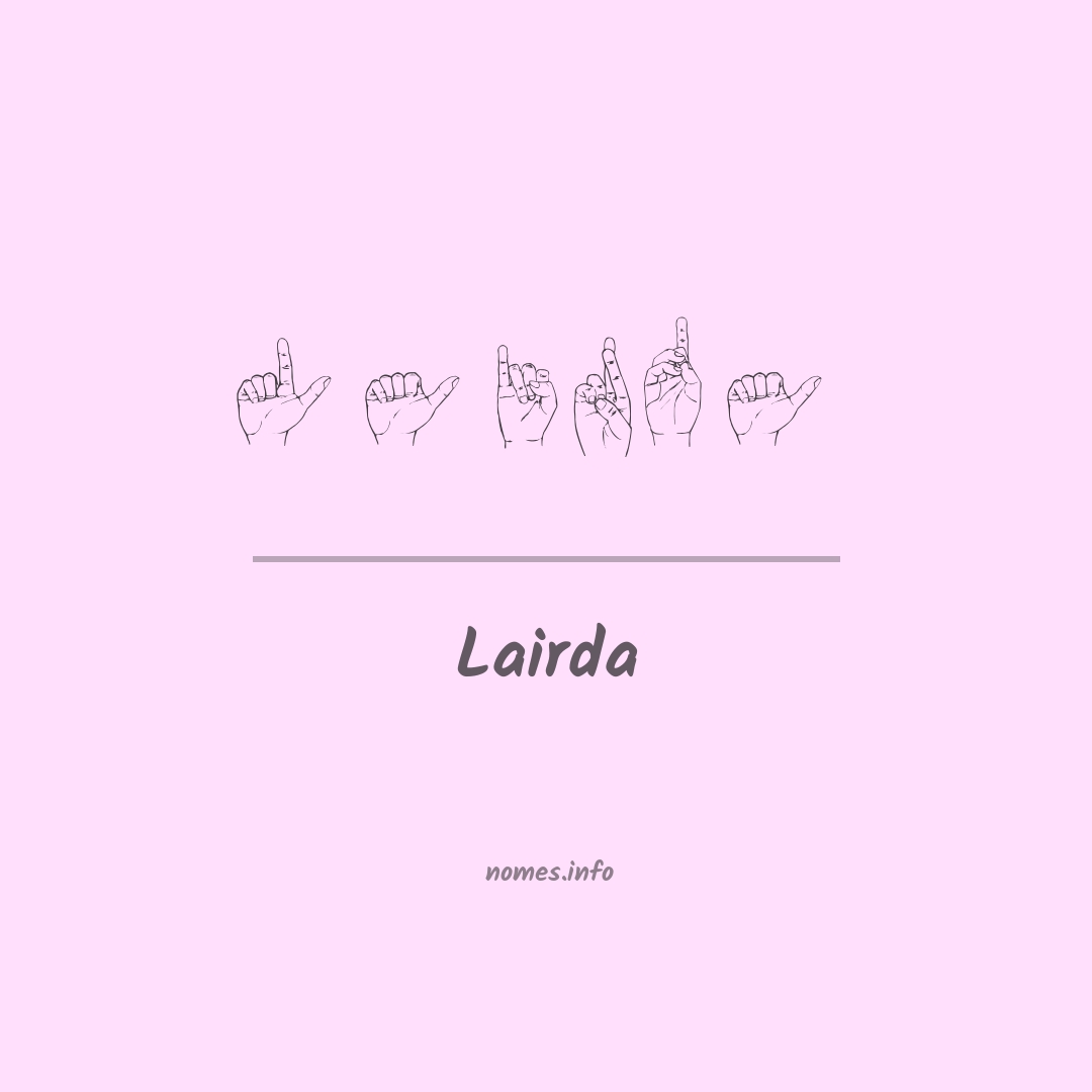 Lairda em Libras
