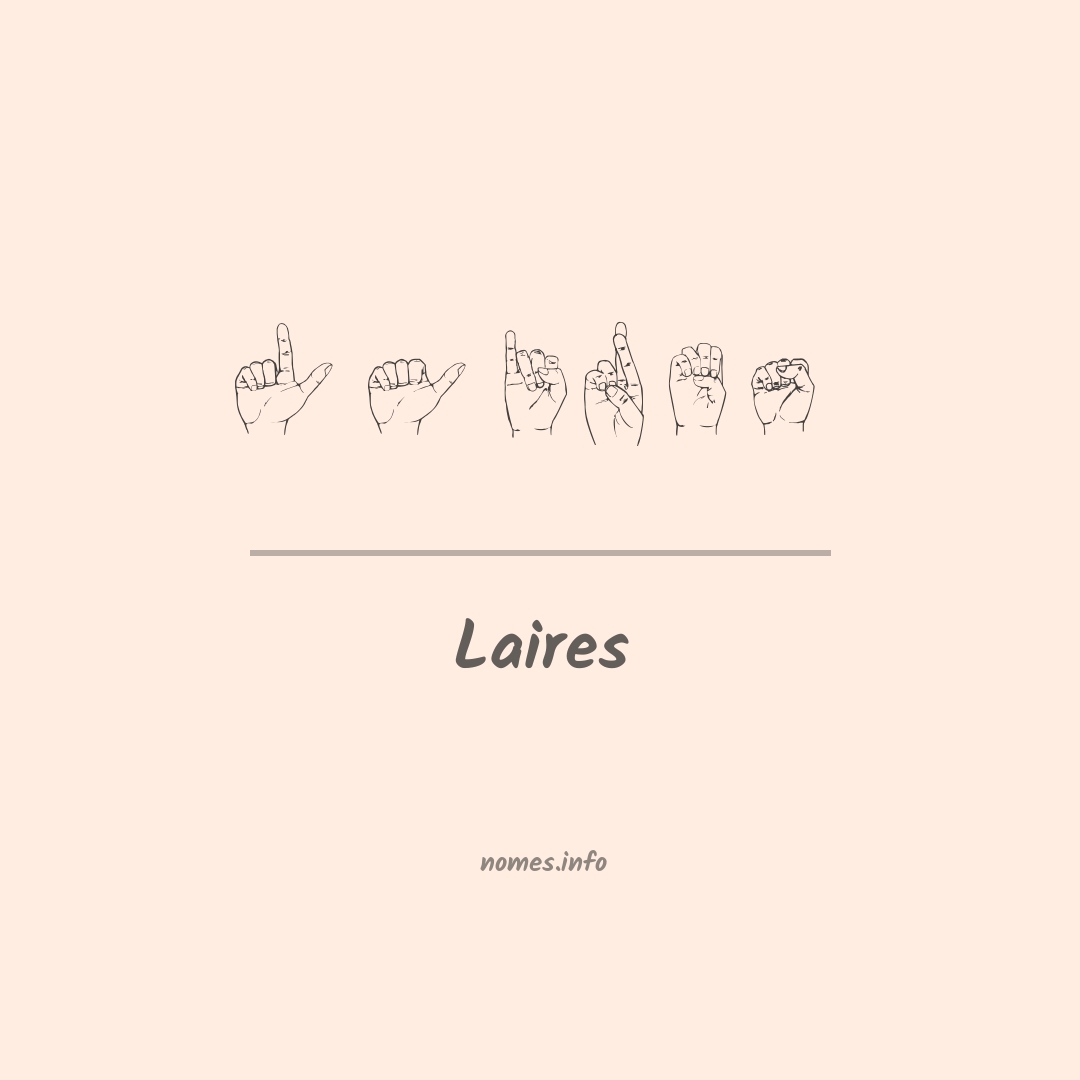 Laires em Libras