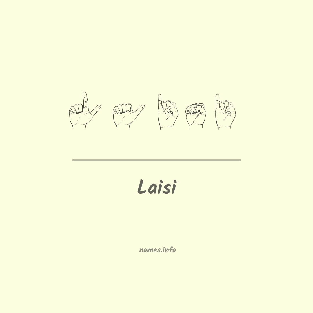 Laisi em Libras